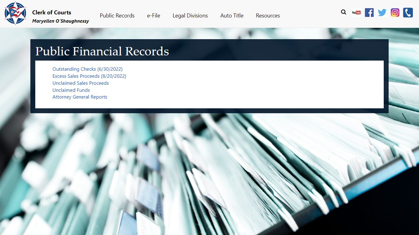 Public Records - Franklin County Clerk of Courts